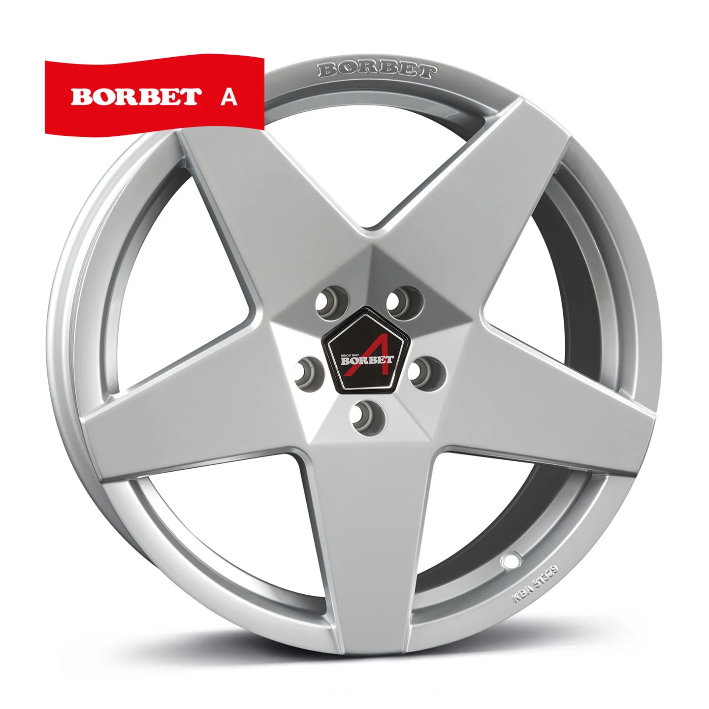 Borbet platišča design A Brilliant Silver 17x7,5